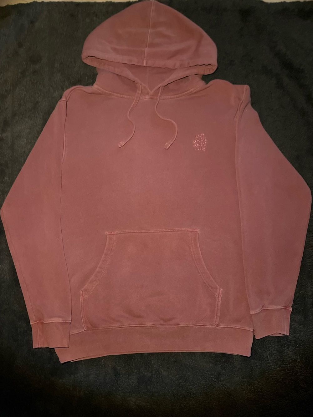 Anti Social Social Club Men's Dusty Rose Crewneck Hoodie